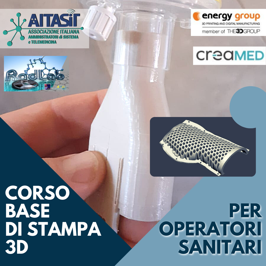 Corso Base di stampa 3D per operatori sanitari